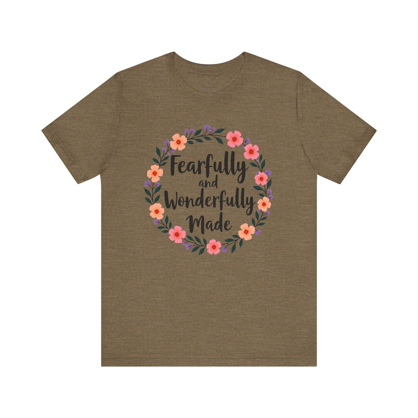 Fearfully and Wonderfully Made Floral Wreath