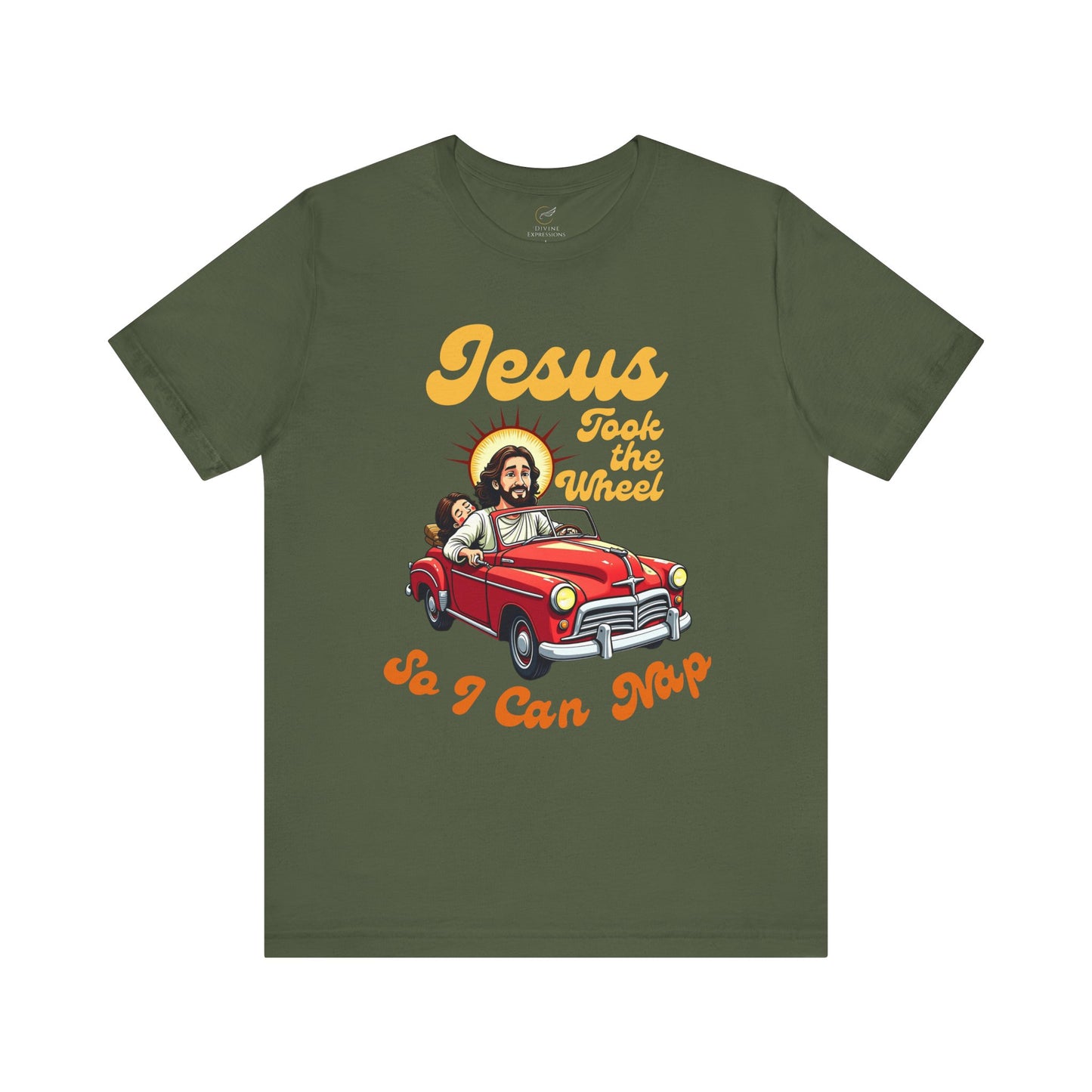 Jesus Took the  Wheel Retro