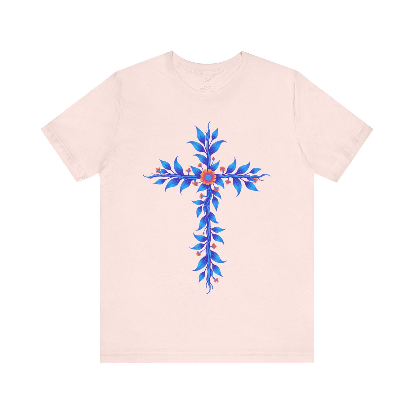 Floral Vine Cross Vibrant